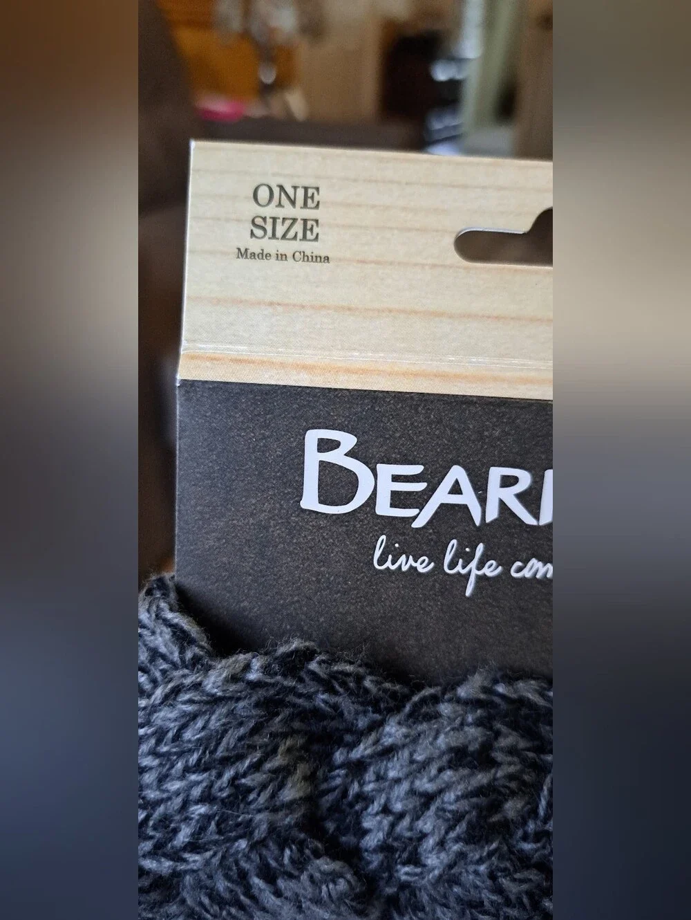 Bearpaw Crochet Cable Knit Boot Topper/Cuff Socks OSFM Machine Washable